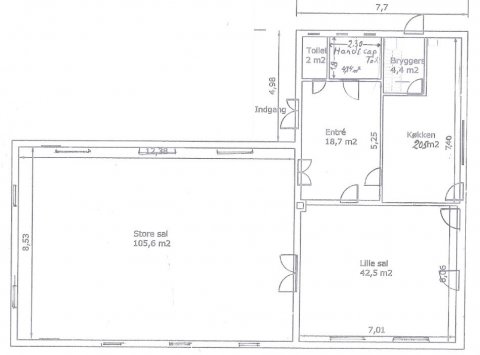 Indretning af Kvols Forsamlingshus