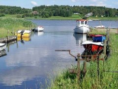 Kvols havn nær Forsamlingshuset